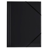 Teczka kart.z gum.nar.A4 350g/m2 CZARNA  A`6